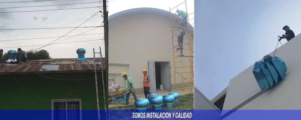 EXTRACTORES EOLICOS INDUSTRIALES EN COLOMBIA, VENTILACION INDUSTRIAL y EXTRACTORES EOLICOS, EXTRACTORES EOLICOS INDUSTRIALES