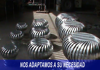 EXTRACTORES EOLICOS Y VENTURI  - VENEZUELA, VENTILACION INDUSTRIAL y EXTRACTORES EOLICOS, EXTRACTORES EOLICOS INDUSTRIALES